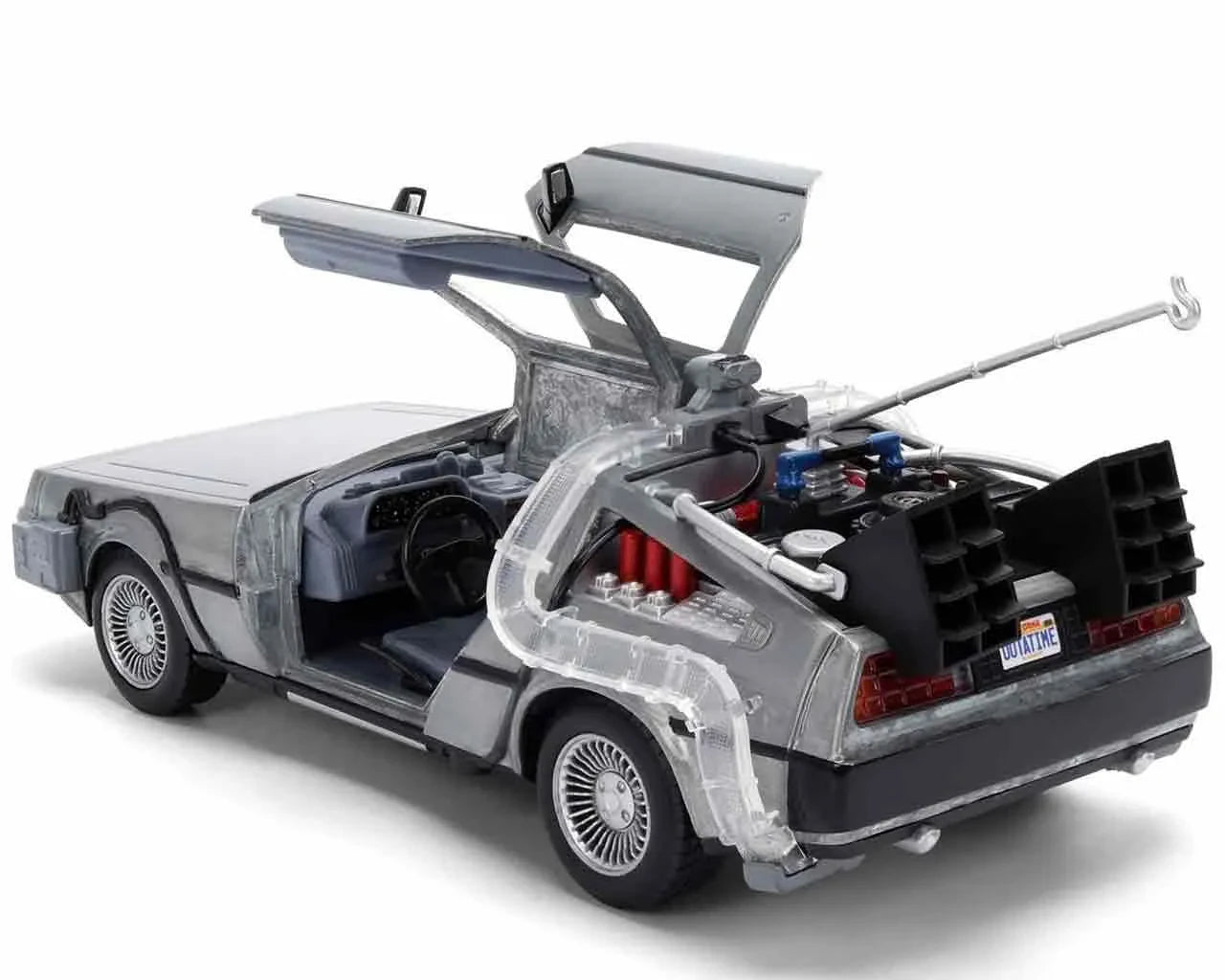 BACK TO THE FUTURE PART I - 1982 DE LOREAN DMC 12 -  40TH ANNIVERSARY LIMITED EDITION 1:24 DIE-CAST MODEL