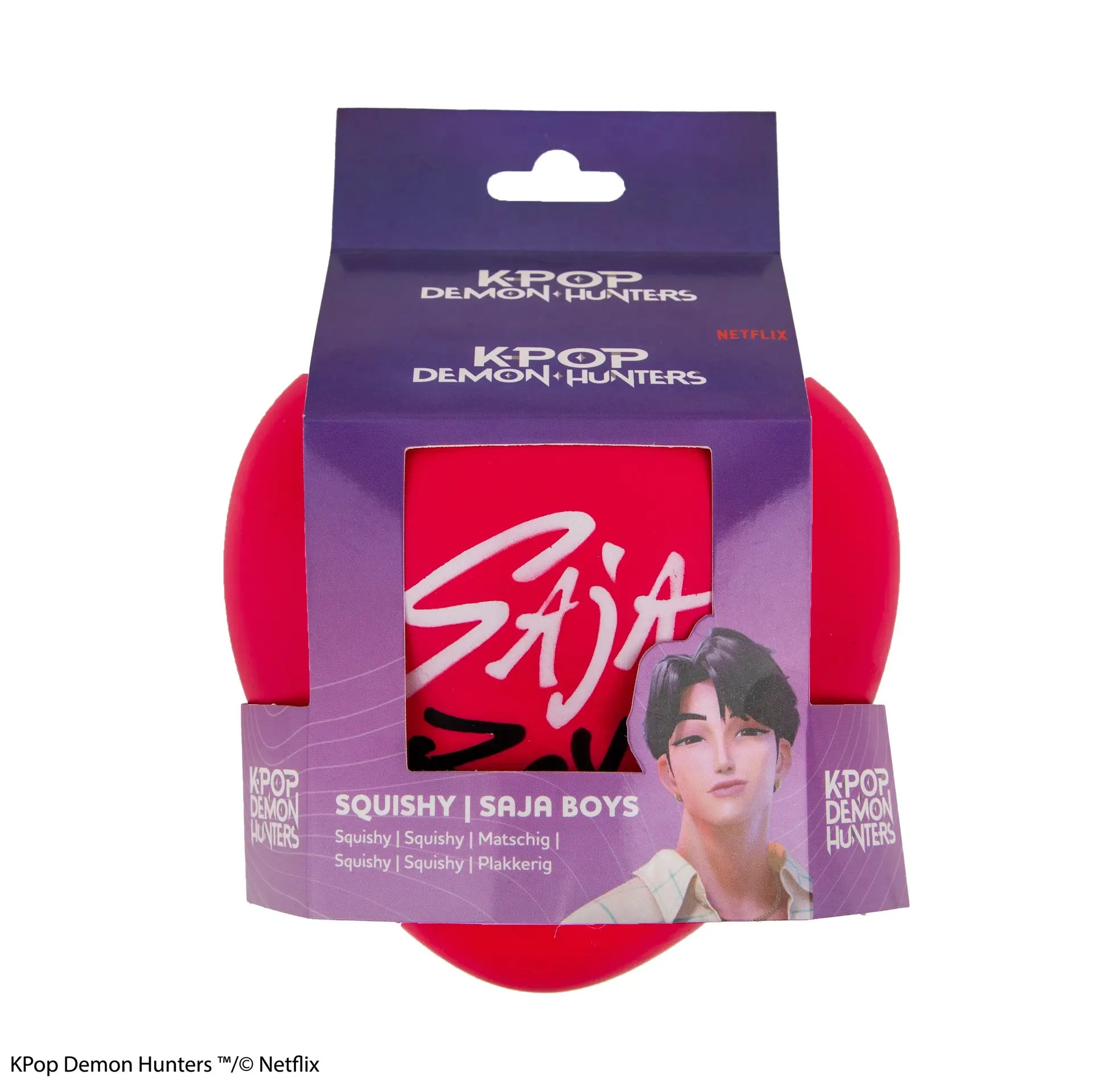KPOP DEMON HUNTERS SAJA BOYS SQUISHY TOY