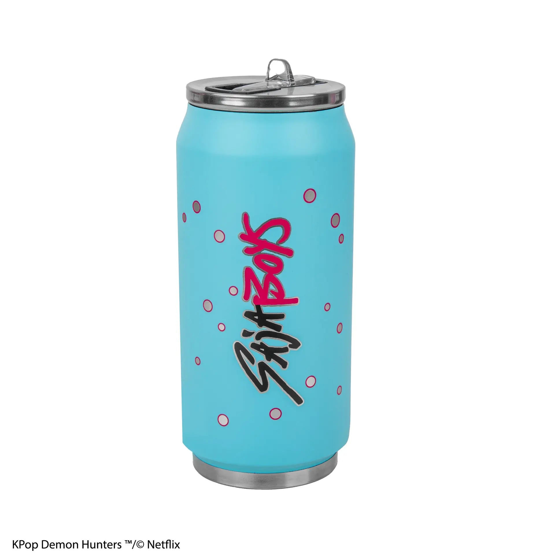 KPOP DEMON HUNTERS SAJA BOYS SODA POP CAN THERMAL MUG
