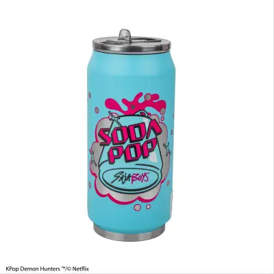 KPOP DEMON HUNTERS SAJA BOYS SODA POP CAN THERMAL MUG