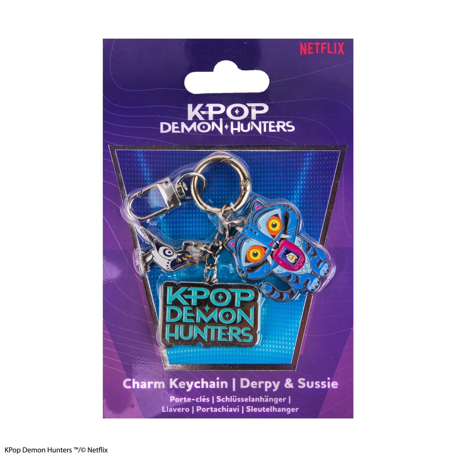 KPOP DEMON HUNTERS DERPY & SUSSIE CHARMS KEYCHAIN