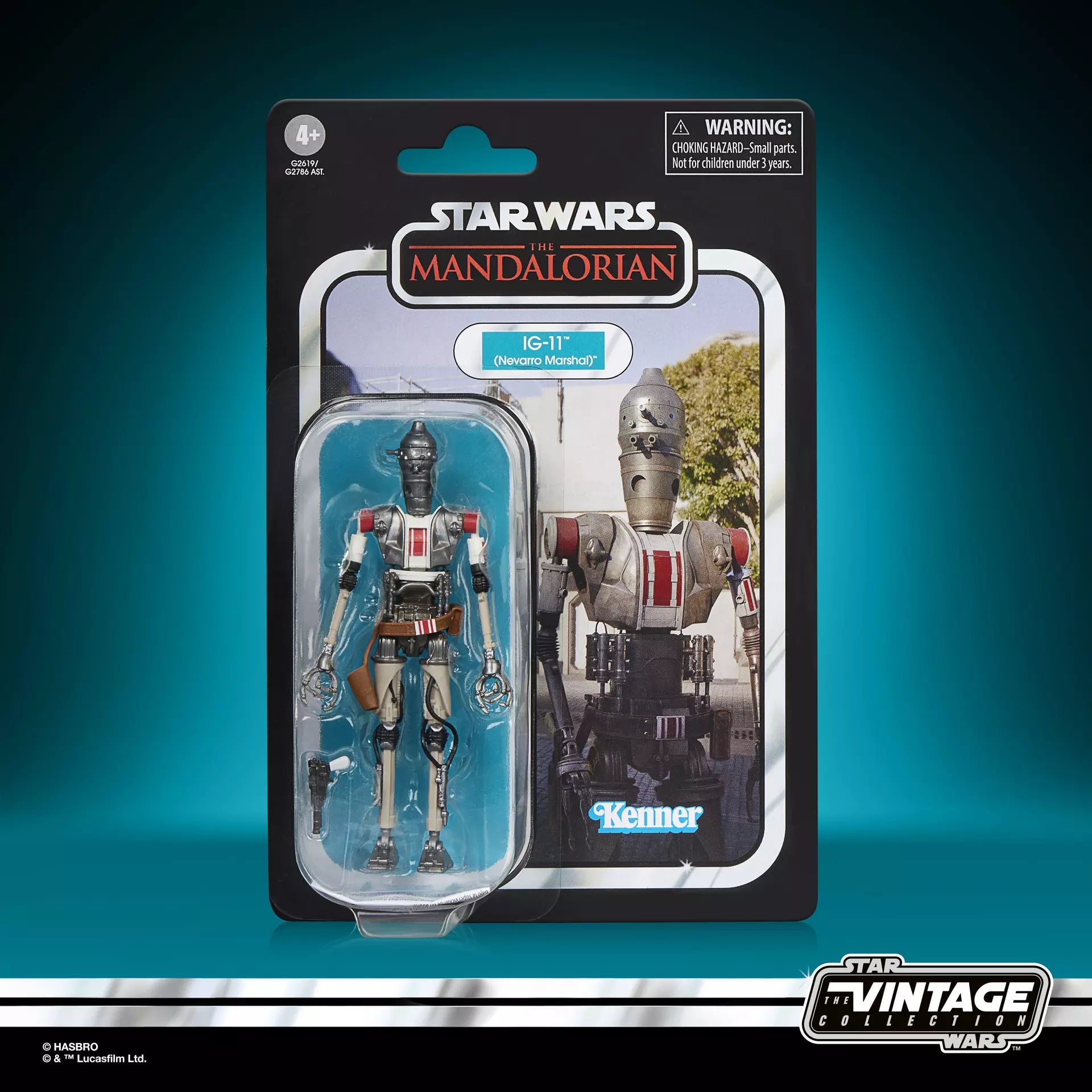STAR WARS VINTAGE THE MANDALORIAN IG-11 NEVARRO MARSHAL ACTION FIGURE