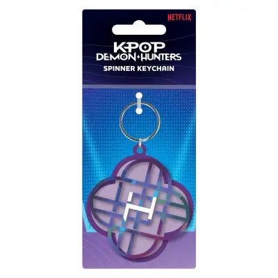 K-POP DEMON HUNTERS HUNTRIX SPINNER KEYCHAIN