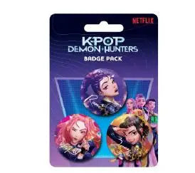 K-POP DEMON HUNTERS HUNTRIX BADGE PACK