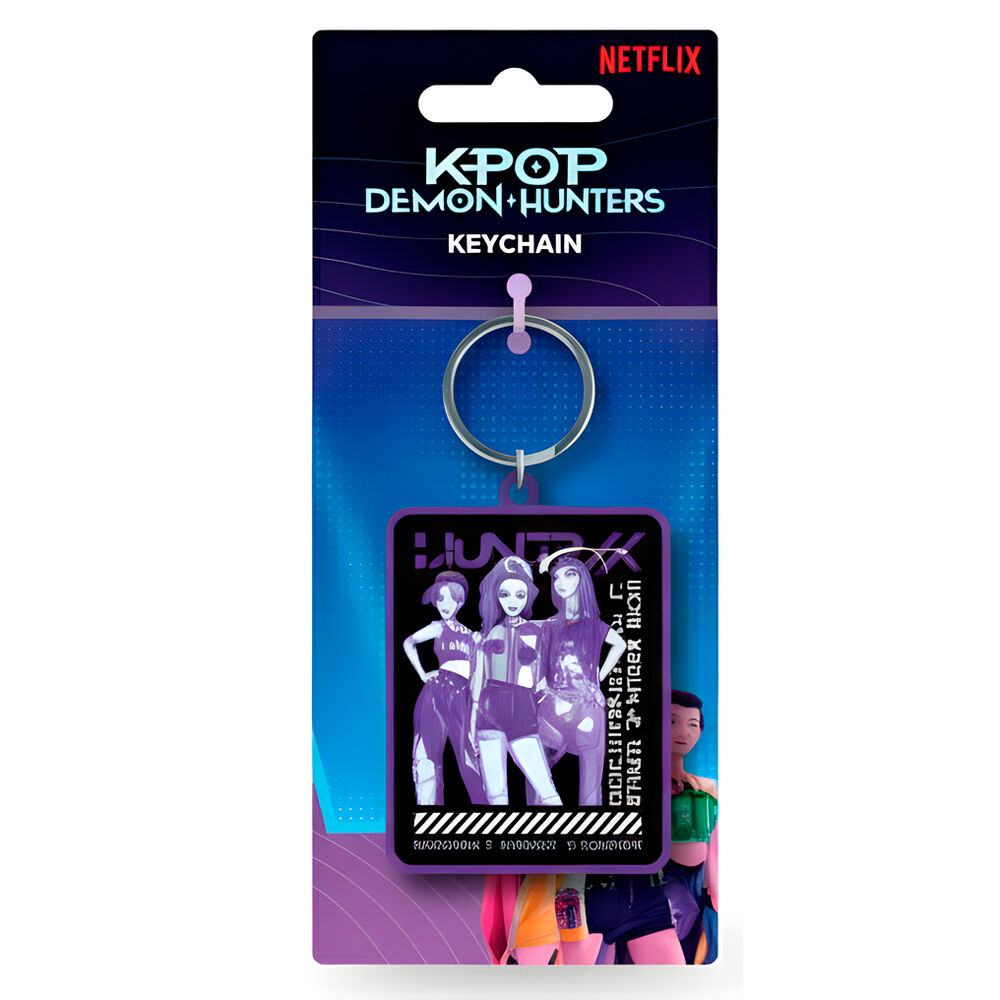 K-POP DEMON HUNTERS HUNTRIX GROUP KEYCHAIN
