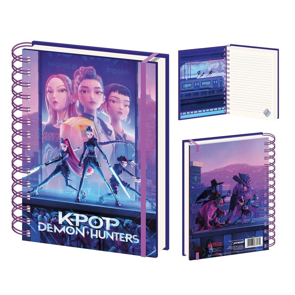 K-POP DEMON HUNTERS HUNTRIX WIRO NOTEBOOK