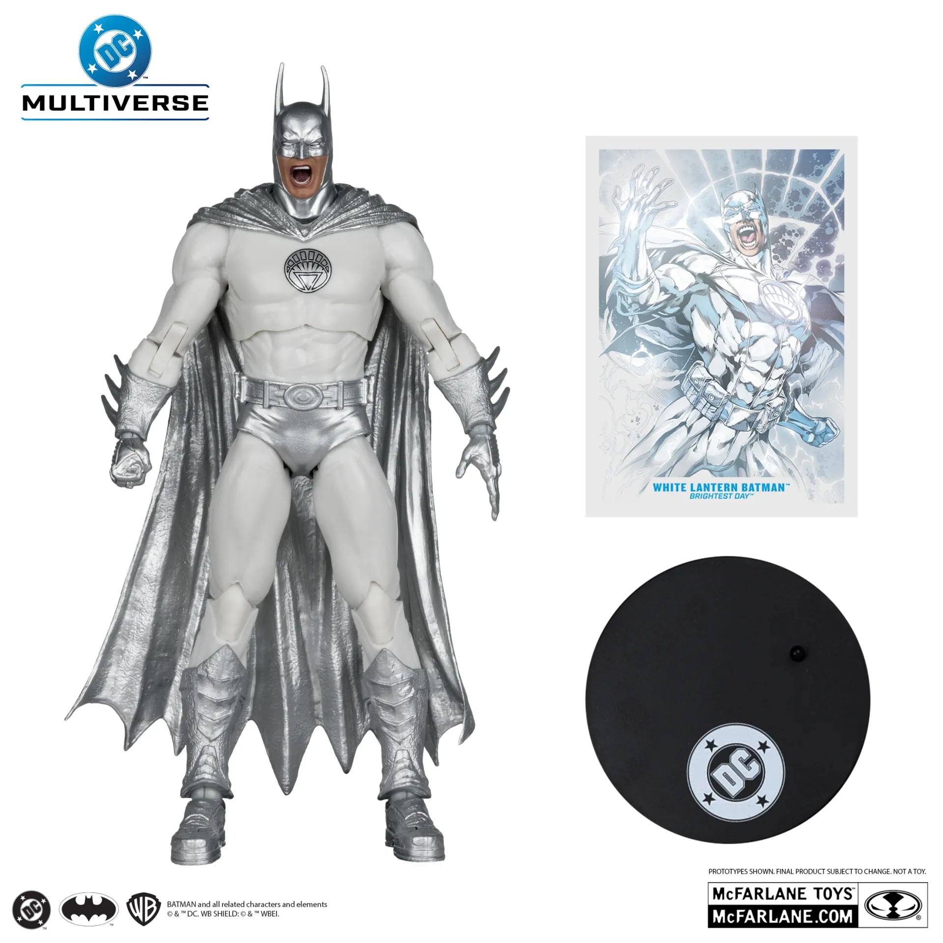 DC BATMAN 7INCH WHITE LANTERN BATMAN BRIGHTEST DAY ACTION FIGURE