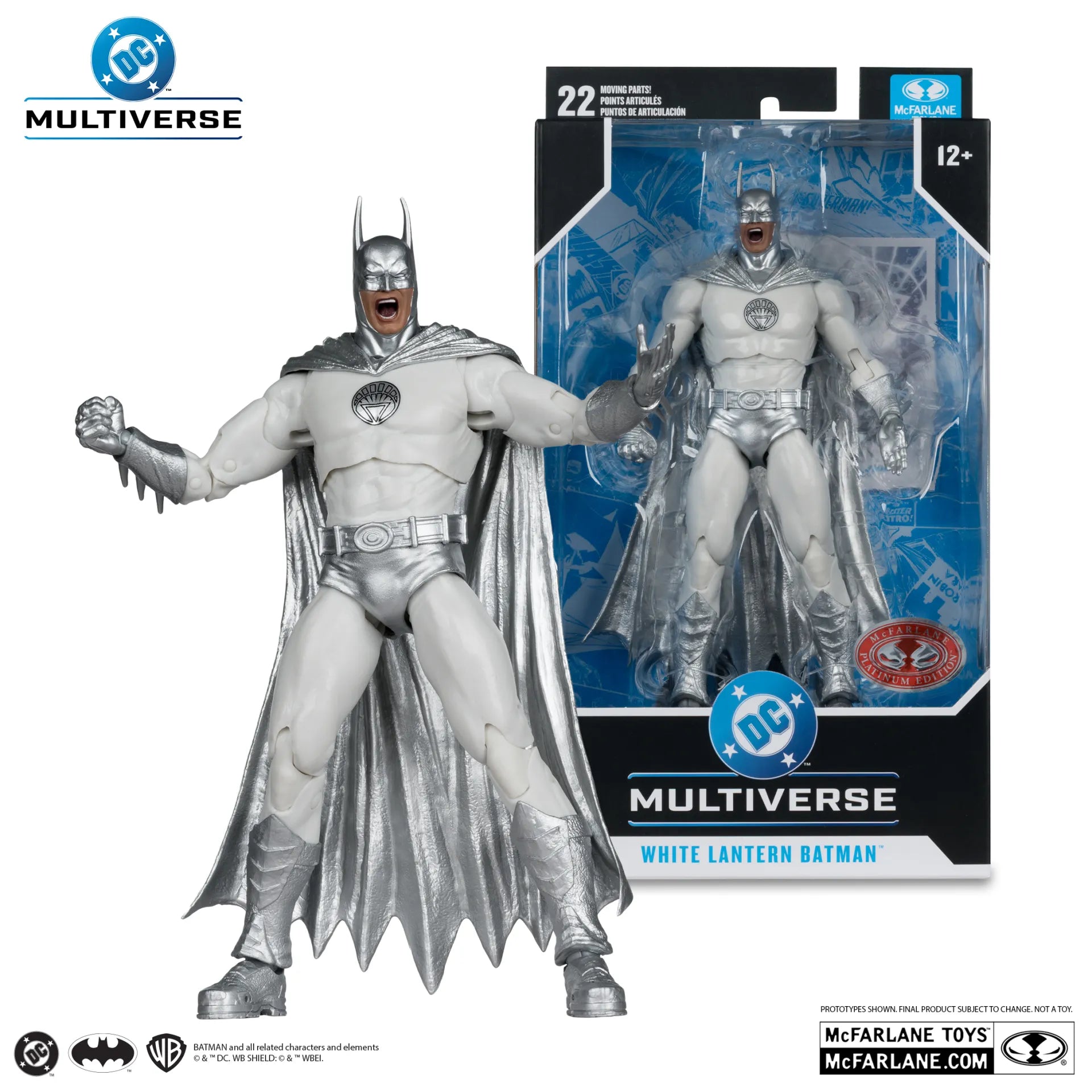 DC BATMAN 7INCH WHITE LANTERN BATMAN BRIGHTEST DAY ACTION FIGURE