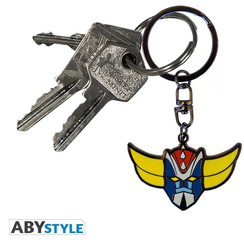 UFO ROBOT GRENDIZER HEAD METAL KEYCHAIN