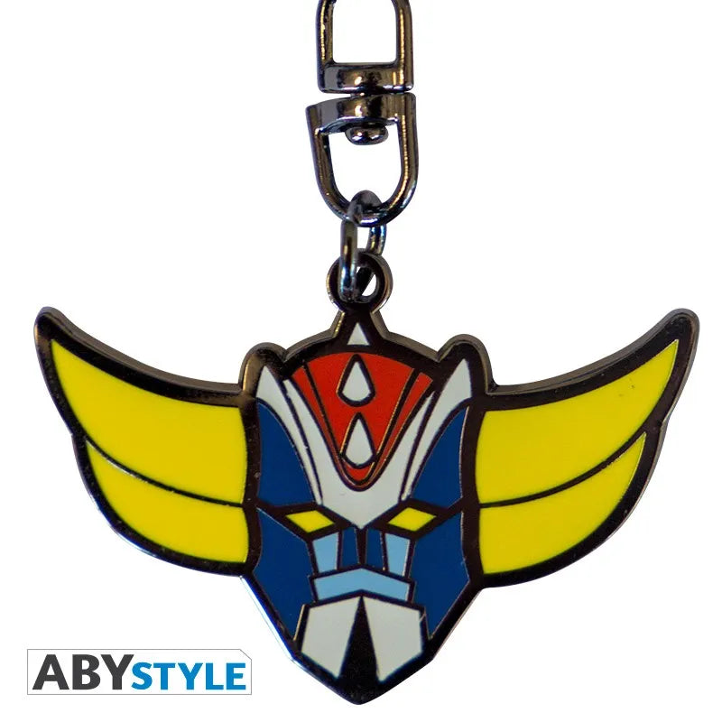 UFO ROBOT GRENDIZER HEAD METAL KEYCHAIN