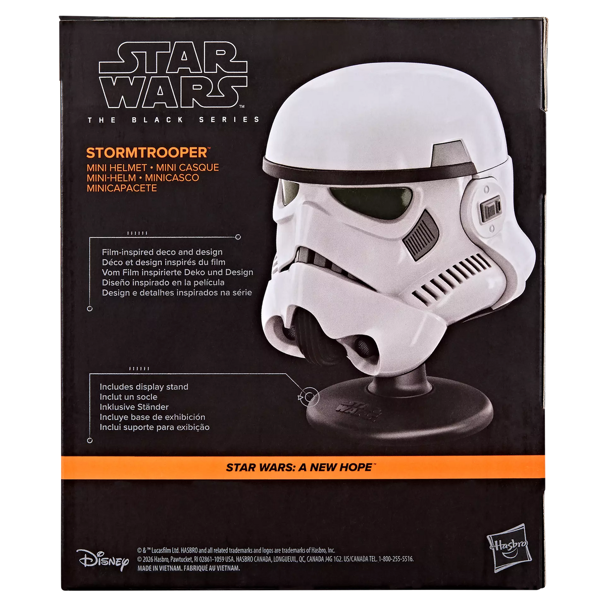 STAR WARS BLACK SERIE STORMTROOPER MINI HELMET