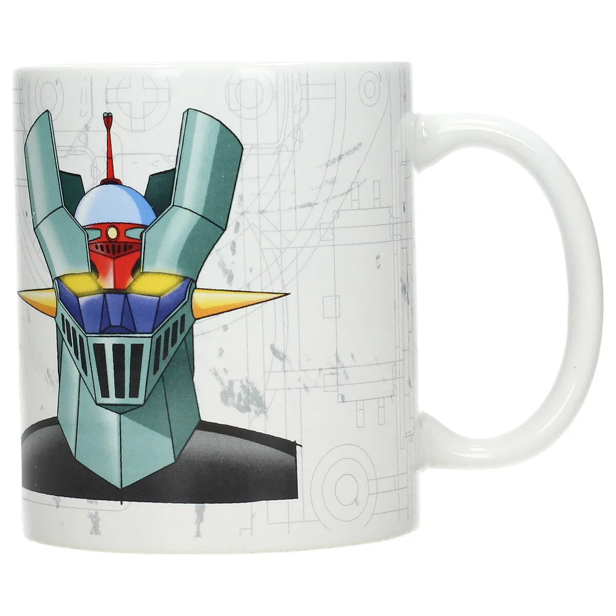 MAZINGER Z WHITE MUG