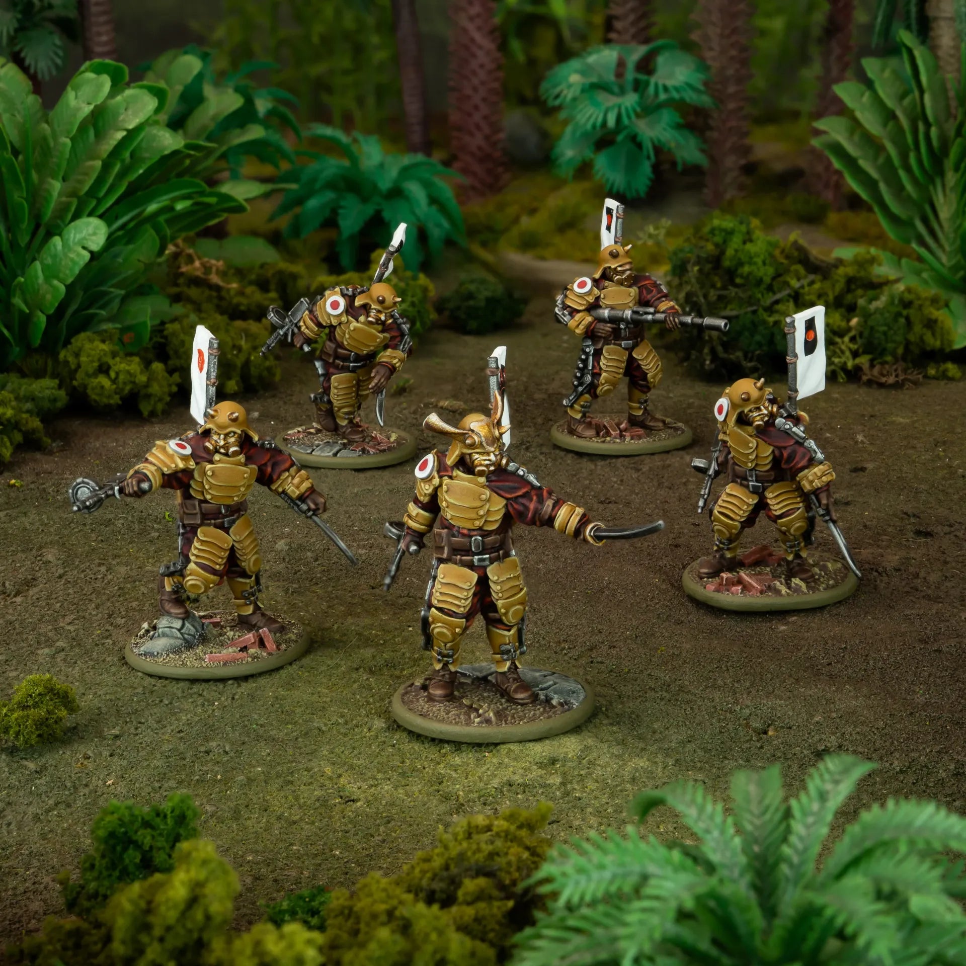 KONFLIKT 47 EMPIRE OF JAPAN ASSAULT-FRAME ARMOURED INFANTRY SQUAD