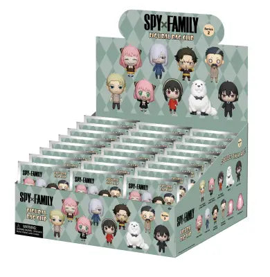 SPY X FAMILY SERIES 2 BAG CLIP BLIND BOX DISPLAY (24)