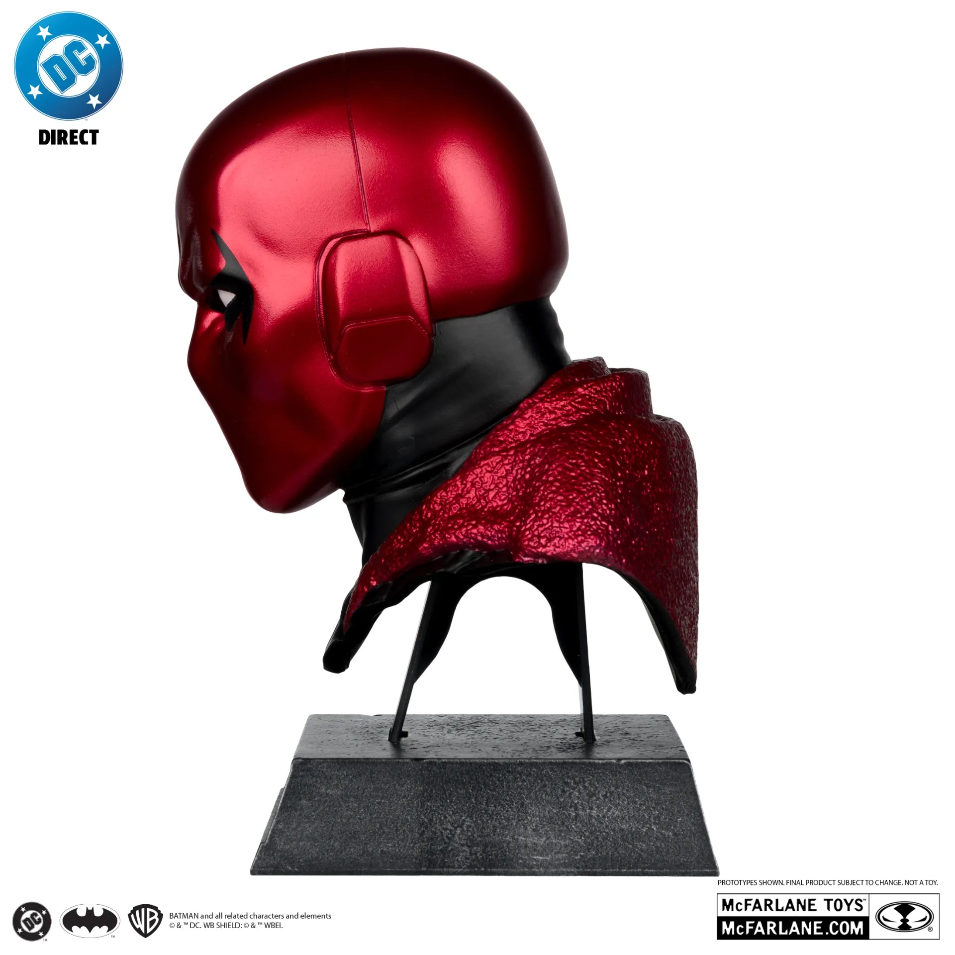 DC DIRECT BATMAN 1:3 COWL PROP REPLICA RED HOOD