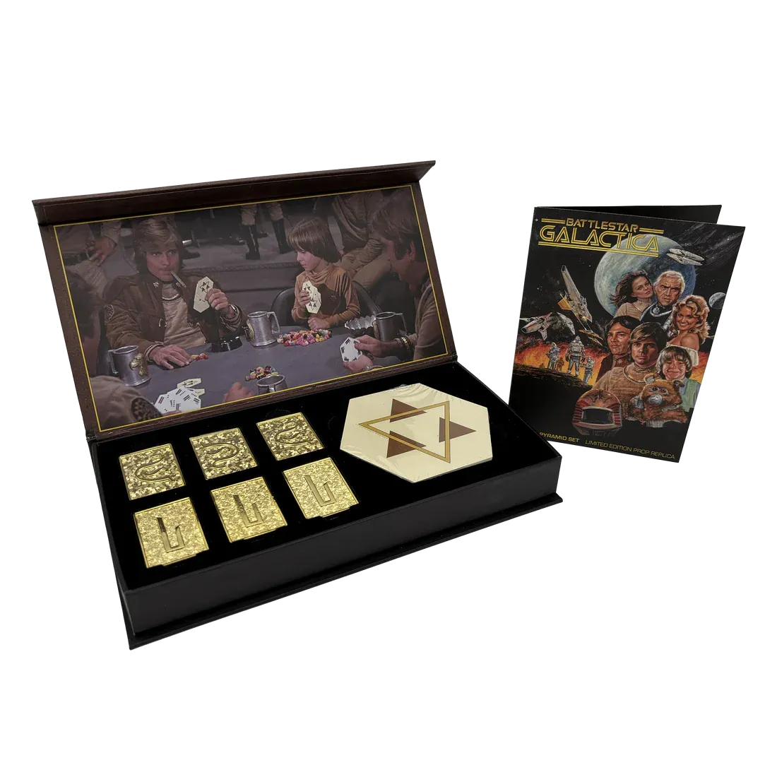 BATTLESTAR GALACTICA CUBITS & PYRAMID SET LIMITED EDITION PROP REPLICA