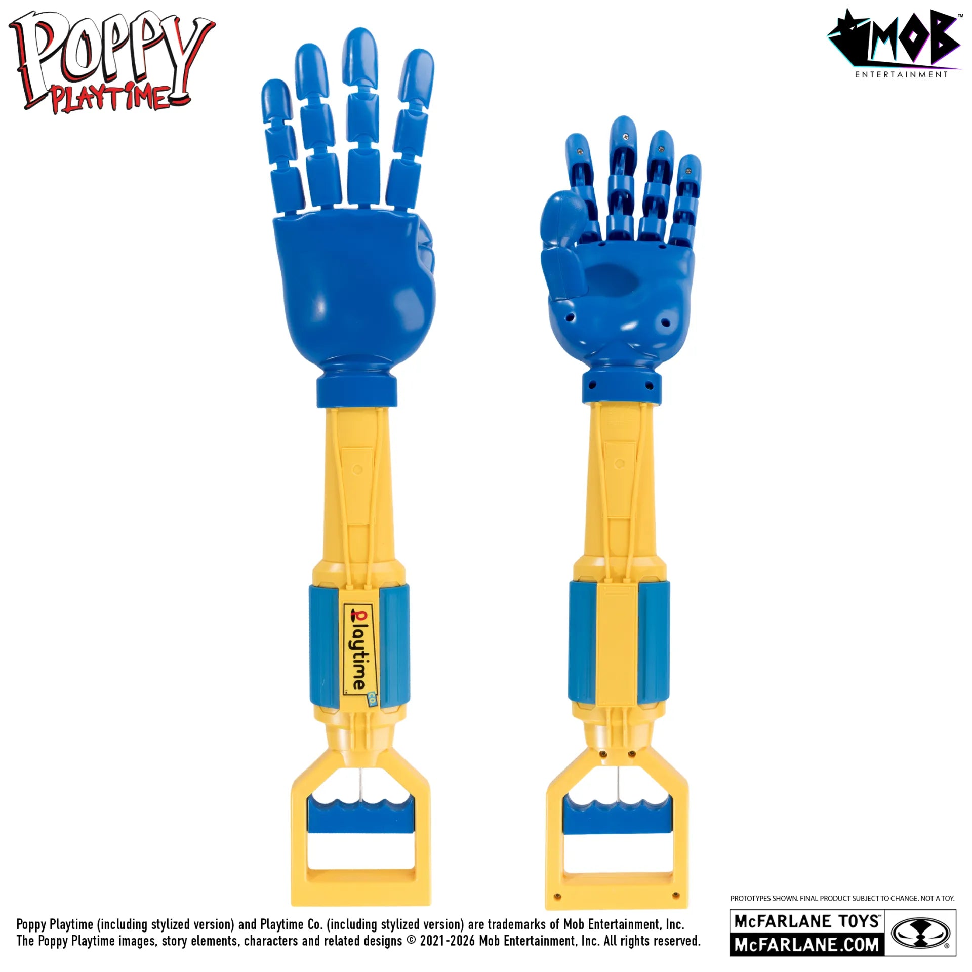 POPPY PLAYTIME GRABBER HANDS  GRAB PACK BLUE