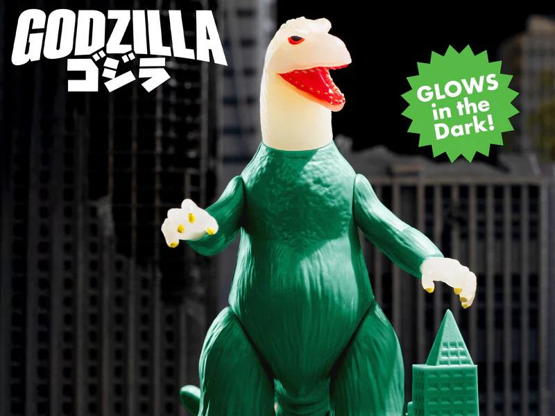 TOHO REACTION GODZILLA MODEL KIT GLOW FIGURE