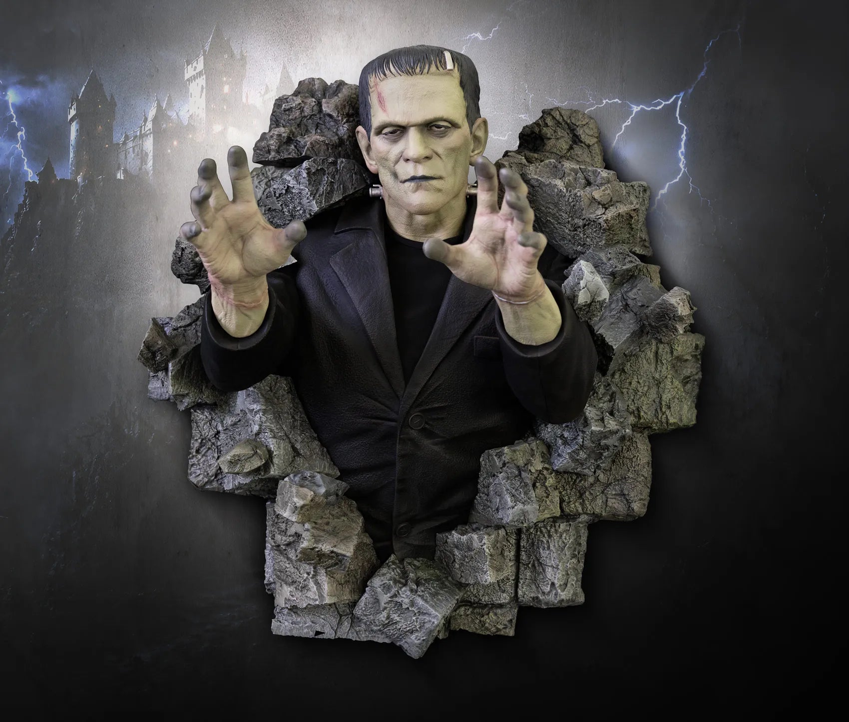 FRANKENSTEIN LIFESIZE WALL SCULPTURE