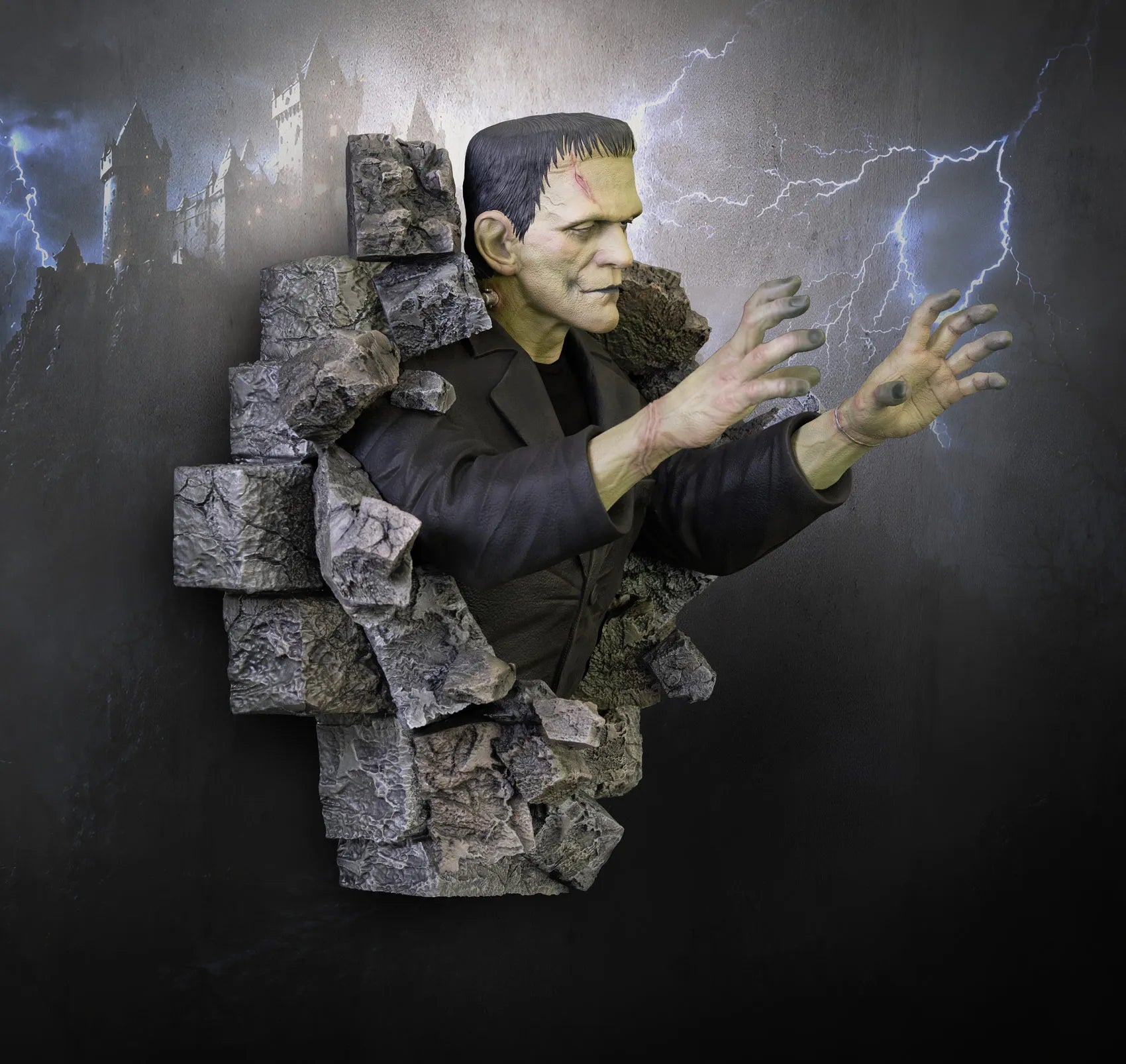 FRANKENSTEIN LIFESIZE WALL SCULPTURE