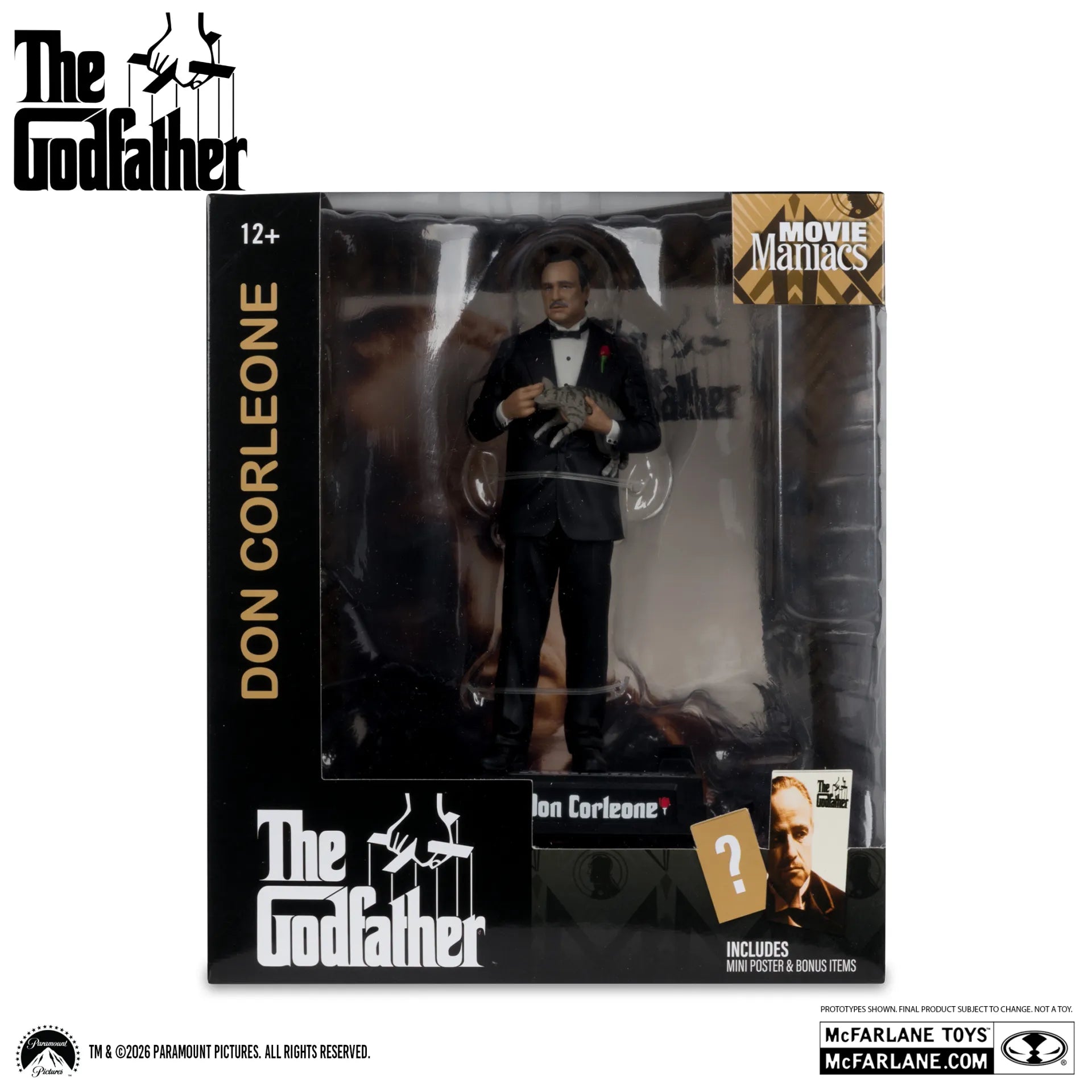 MOVIE MANIACS DON CORLEONE THE GODFATHER 6INCH POSED FIGURE