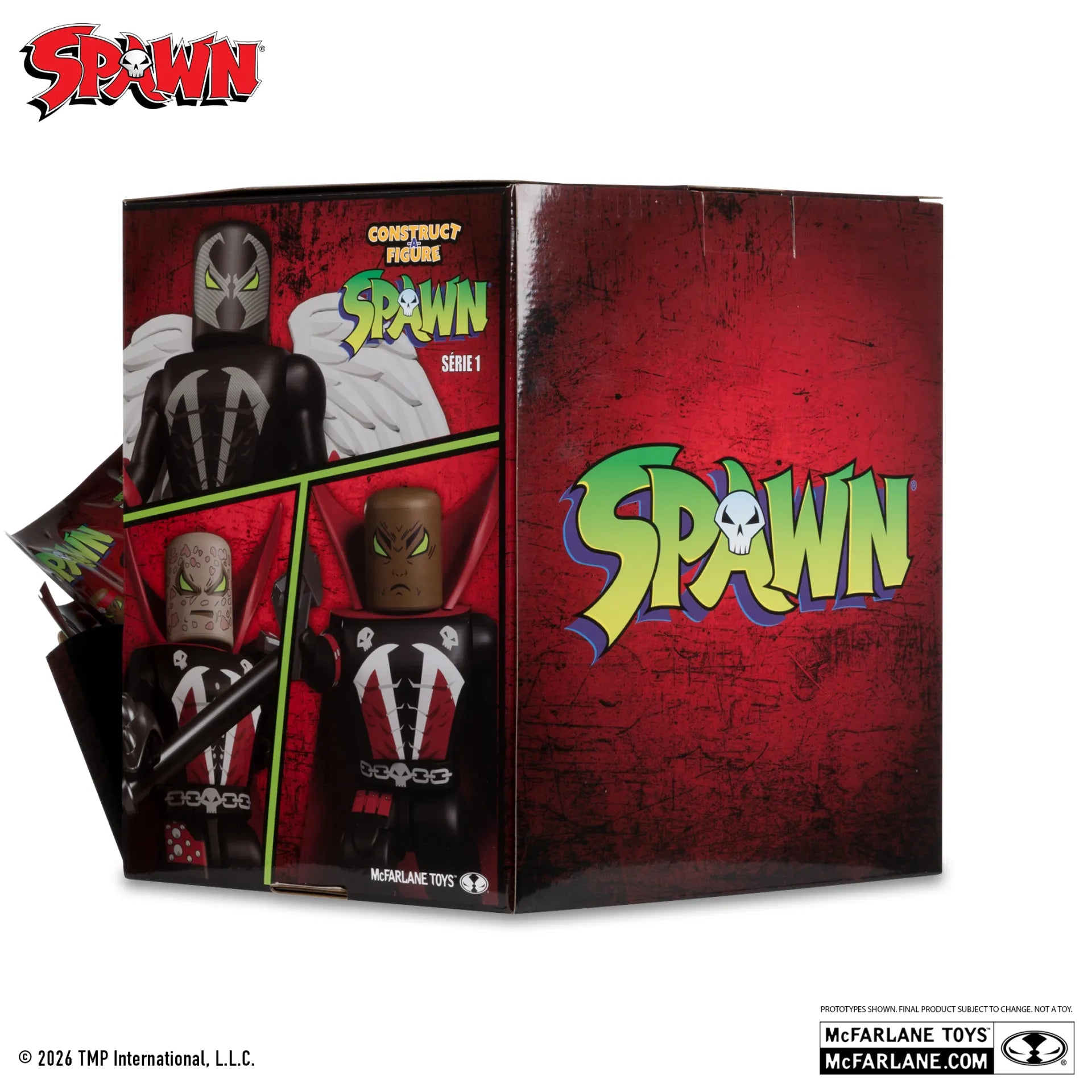 SPAWN CONSTRUCT-A-FIGURE BLIND BAG S1 DISPLAY (36)