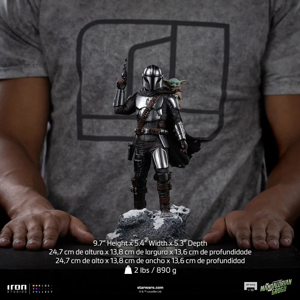 MANDALORIAN & GROGU MOVIE THE MANDALORIAN 1/10 STATUE