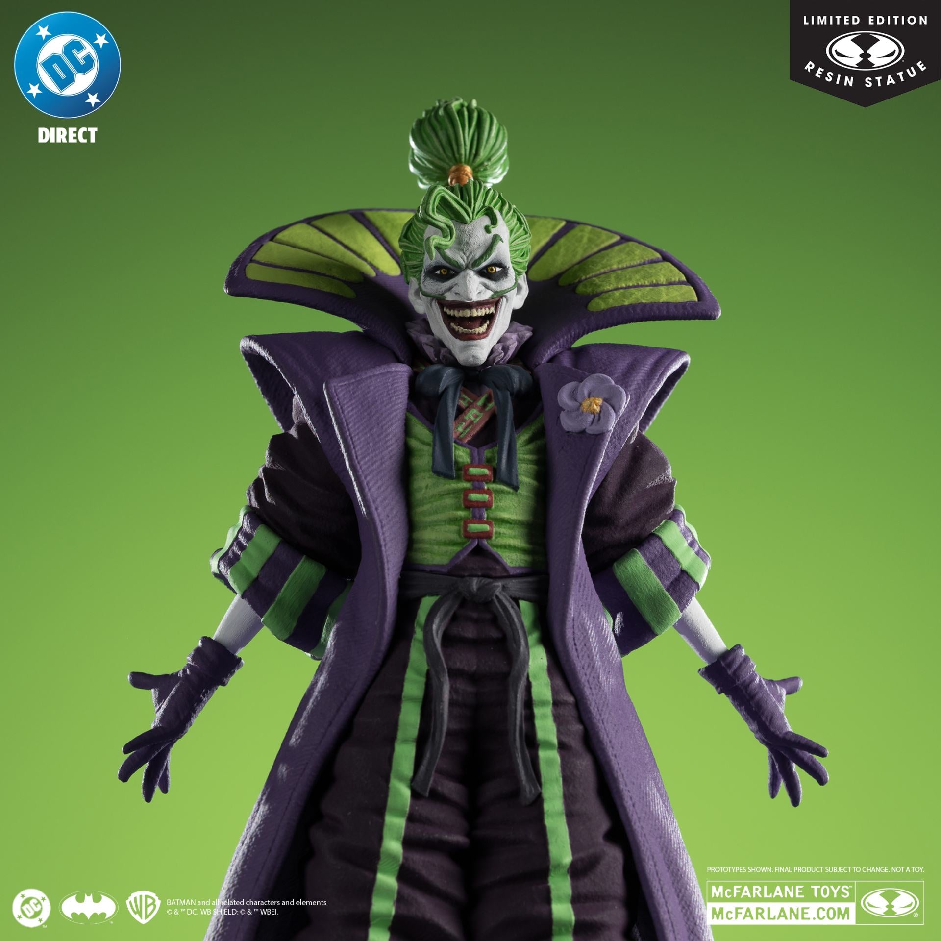 DC DIRECT JOKER PURPLE CRAZE LORD JOKER (BATMAN NINJA) RESIN STATUE