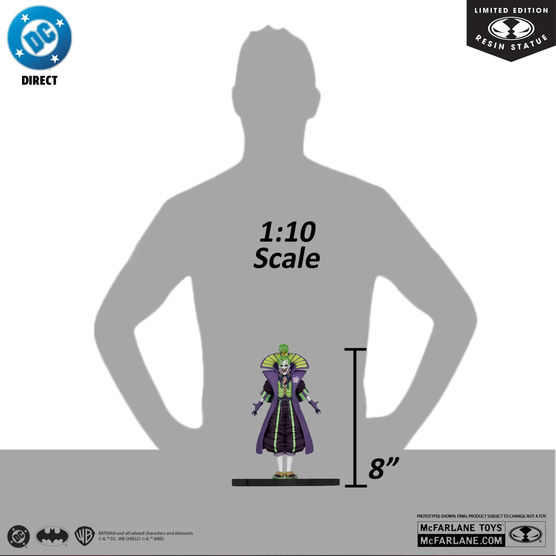 DC DIRECT JOKER PURPLE CRAZE LORD JOKER (BATMAN NINJA) RESIN STATUE