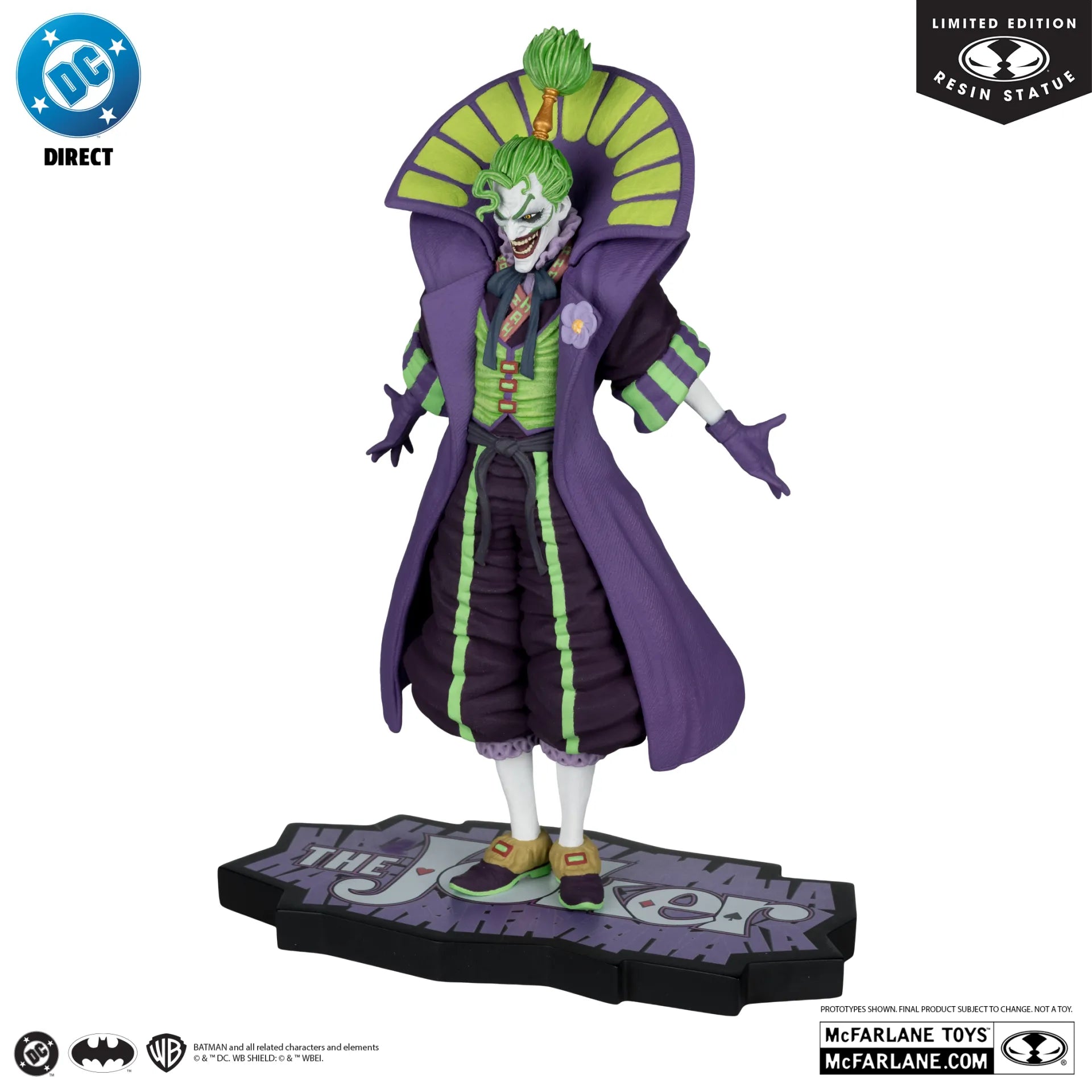 DC DIRECT JOKER PURPLE CRAZE LORD JOKER (BATMAN NINJA) RESIN STATUE