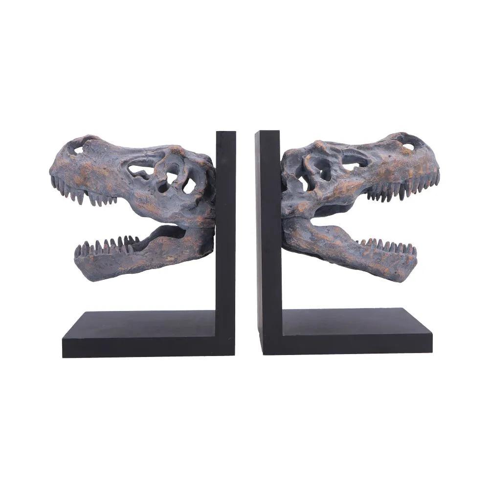 TYRANNOSAURUS REX SKULL BOOKENDS