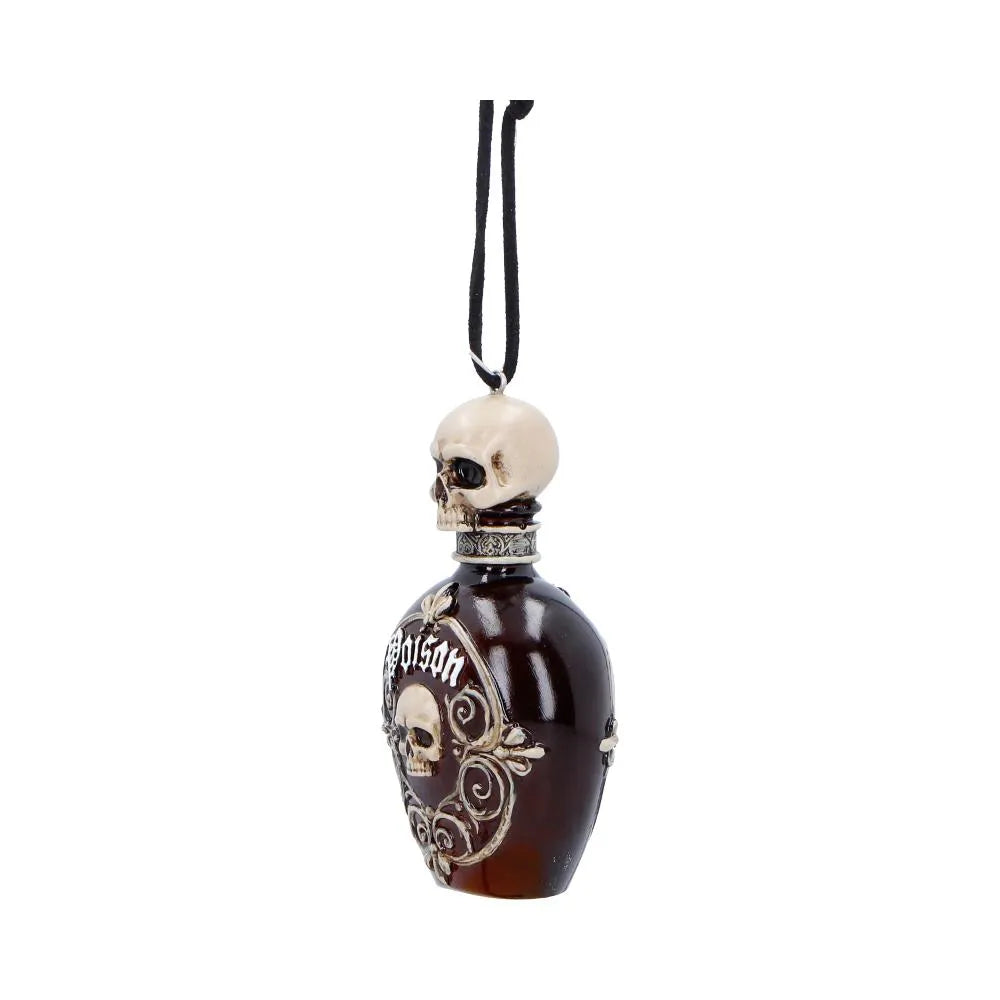 POISON BOTTLE HANGING ORNAMENT