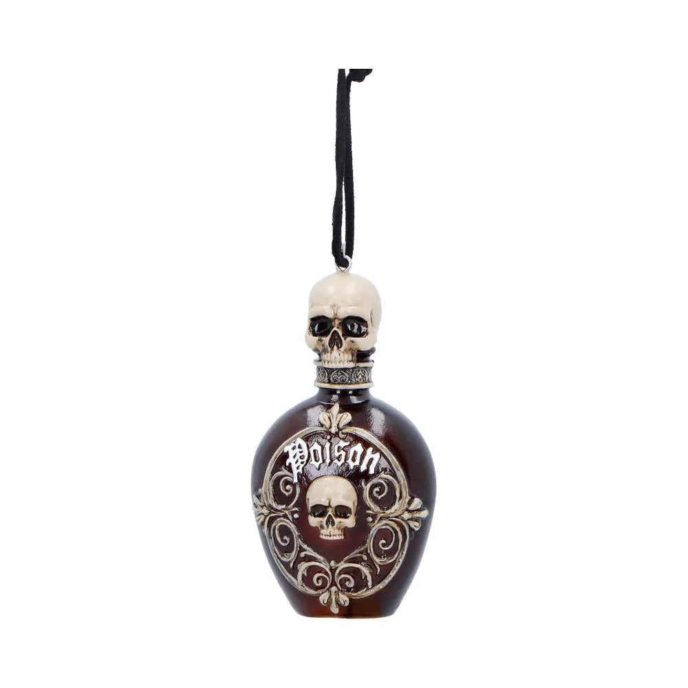 POISON BOTTLE HANGING ORNAMENT