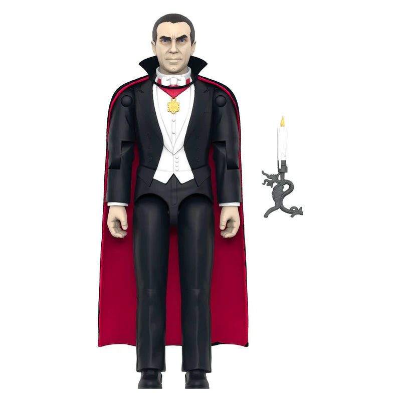 UNIVERSAL MONSTERS WAVE 01 DRACULA REACTION+  ACTION FIGURE