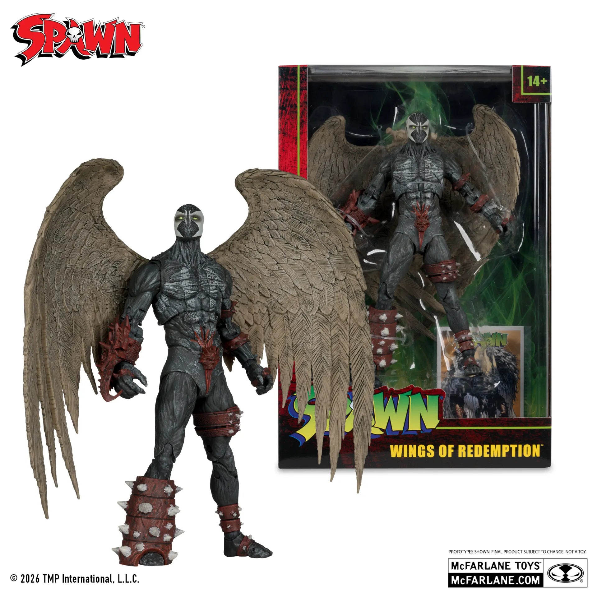 SPAWN 7INCH WAVE 9 WINGS OF REDEMPTION SPAWN ACTION FIGURE