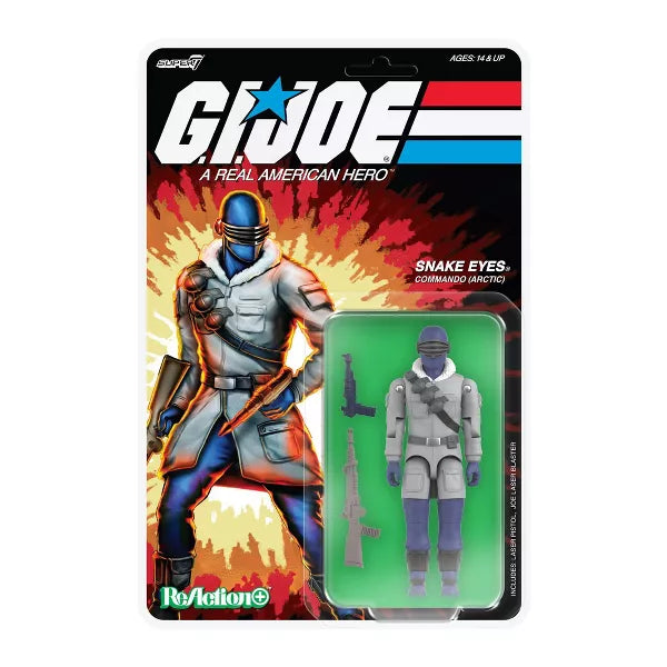 G.I. JOE WV 05 MOVIE ARCTIC SNAKE EYES REACTION+ FIGURE