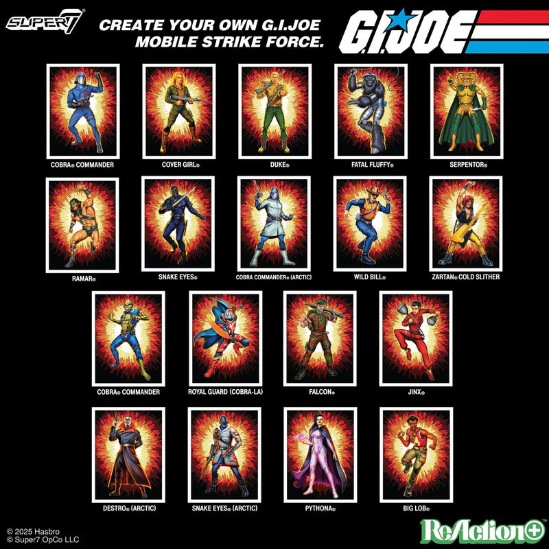 G.I. JOE WV 05 MOVIE ARCTIC SNAKE EYES REACTION+ FIGURE