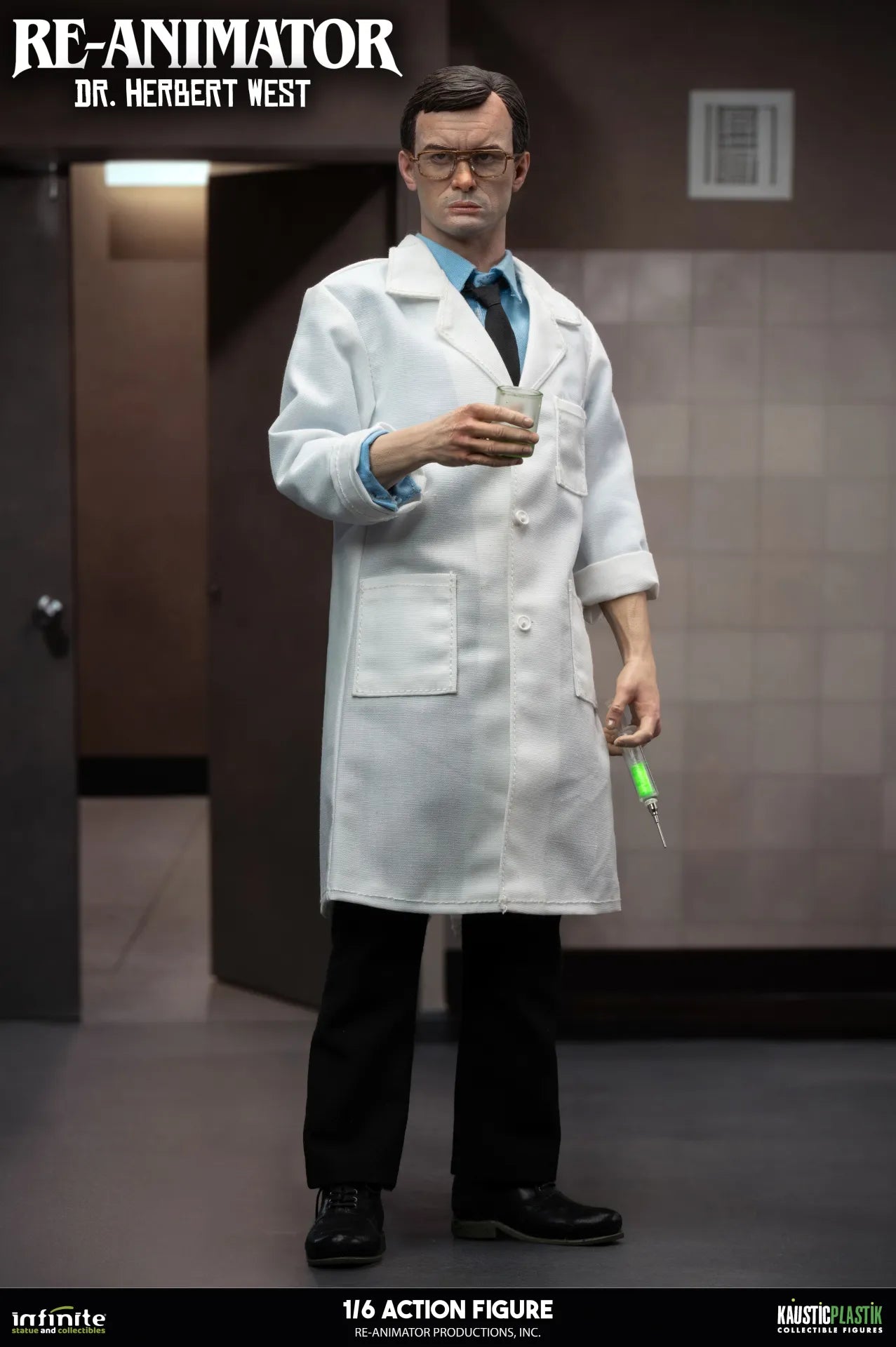 RE-ANIMATOR DOCTOR HERBERT WEST 1/6 ACTION FIGURE STANDARD EDITION