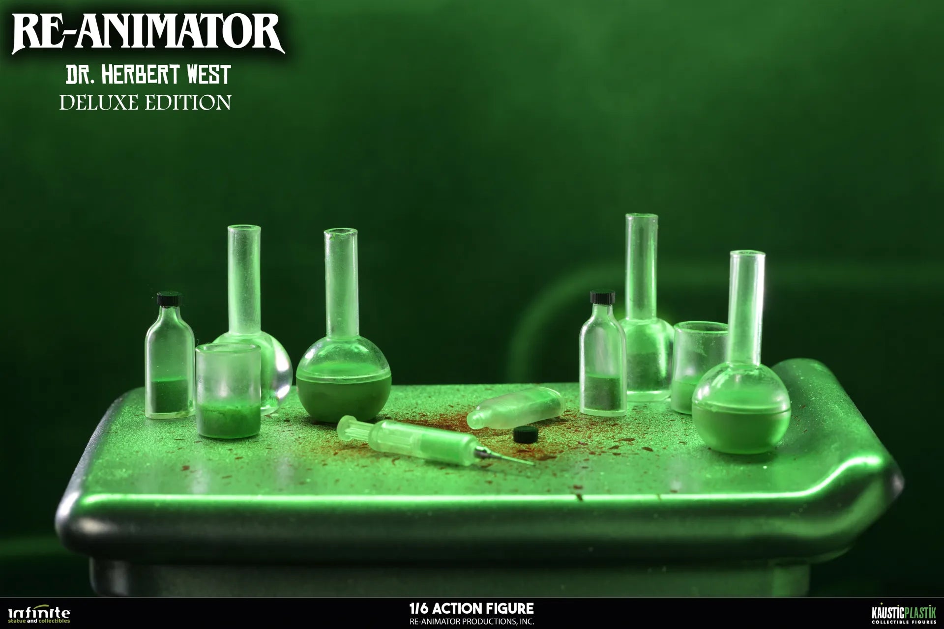RE-ANIMATOR DOCTOR HERBERT WEST 1/6 ACTION FIGURE DELUXE EDITION