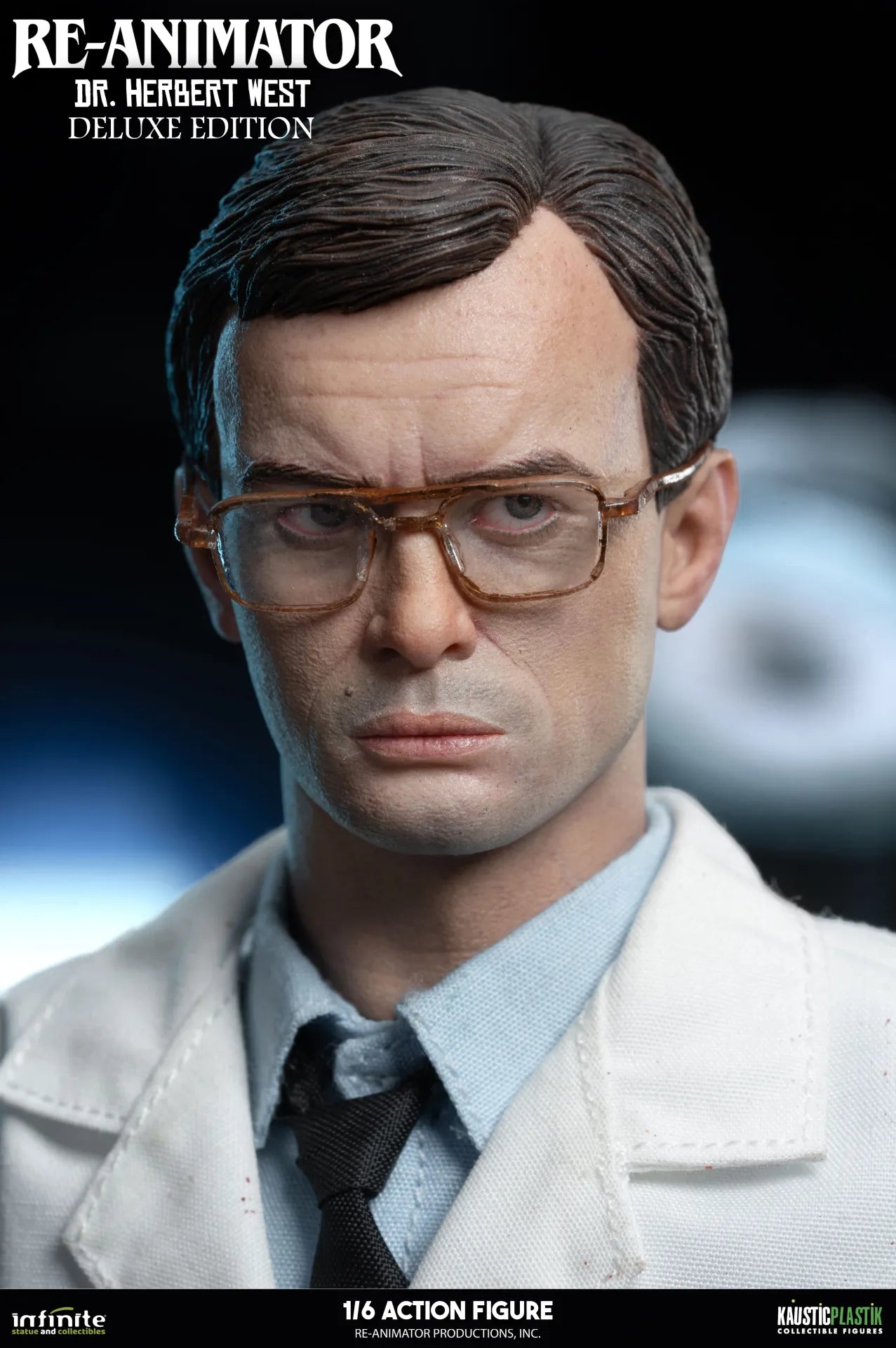 RE-ANIMATOR DOCTOR HERBERT WEST 1/6 ACTION FIGURE DELUXE EDITION