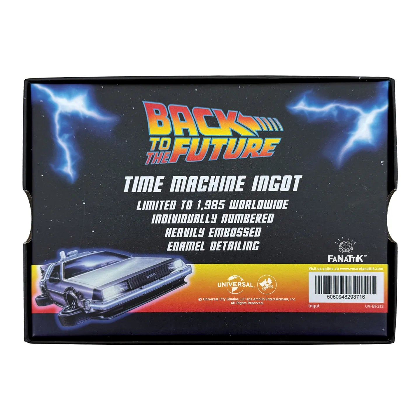 BACK TO THE FUTURE TIME CIRCUIT LIMTED EDITION METAL INGOT