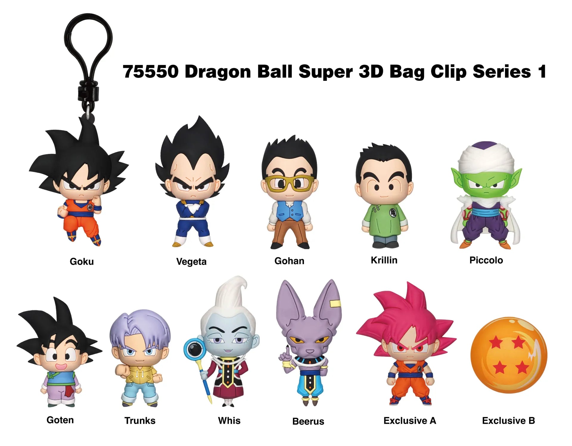 DRAGON BALL SUPER BAG CLIP BLIND BOX DISPLAY (24)