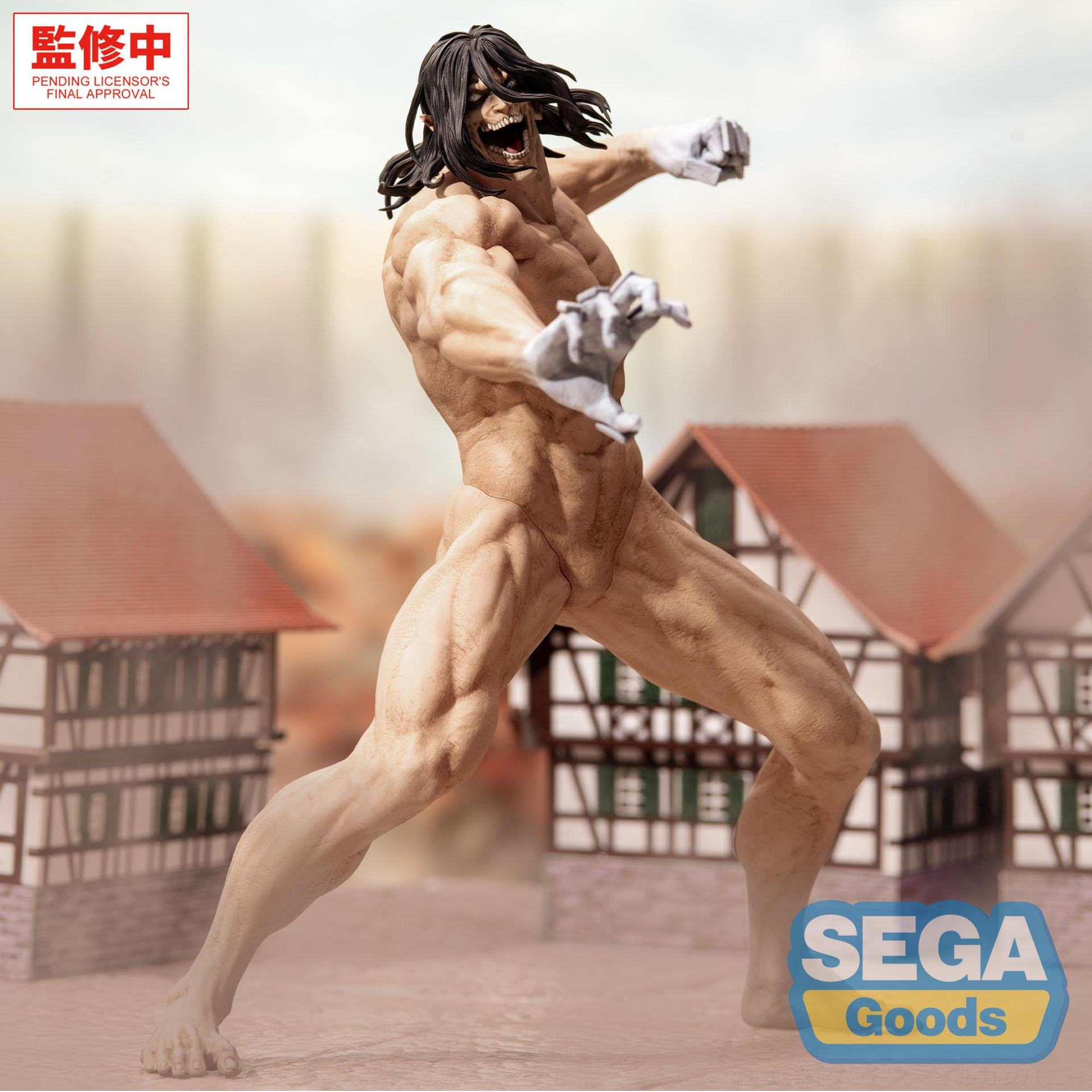 ATTACK ON TITAN EREN YEAGER ATTACK TITAN GIGANTIX FIGURE