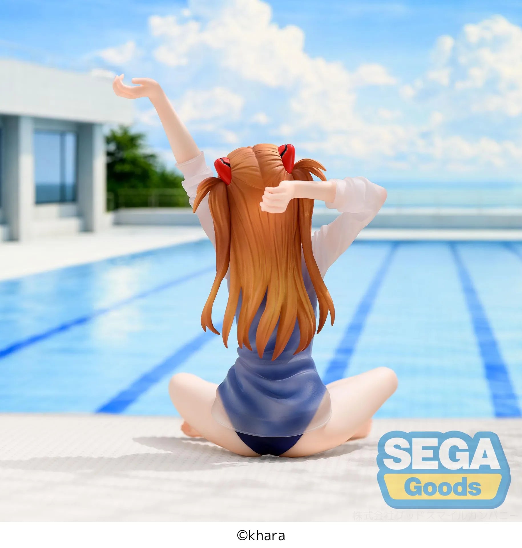 REBUILD OF EVANGELION ASUKA SCHOOL SWIMSUIT YUMEMIRIZE FIGURE