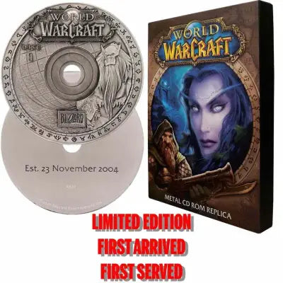 WORLD OF WARCRAFT CD REPLICA