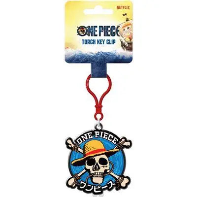 ONE PIECE STRAW HAT CREW ICON TORCH KEYCLIP