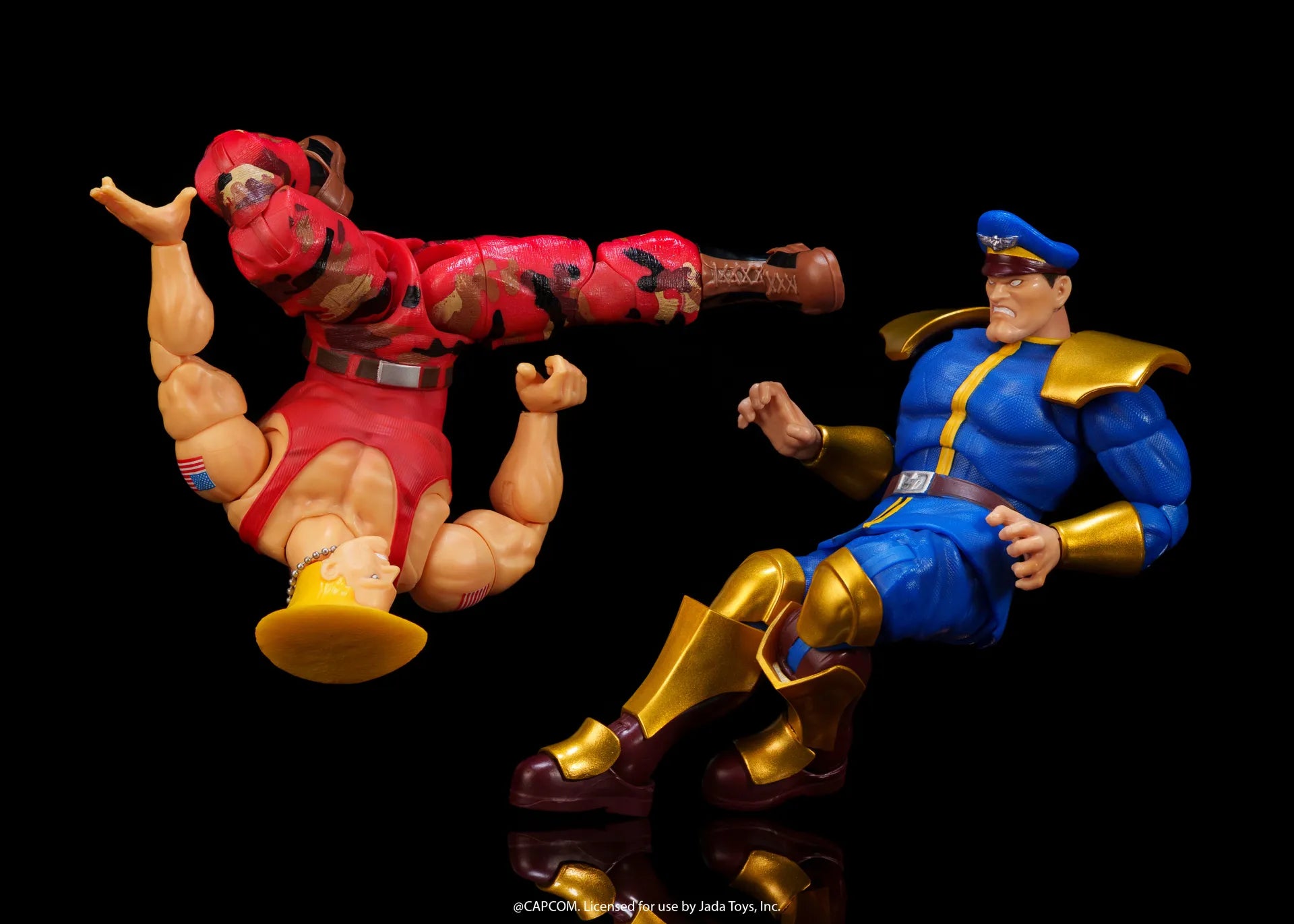 STREET FIGHTER II GUILE VS BISON AF DOUBLE PACK LIMITED EDITION