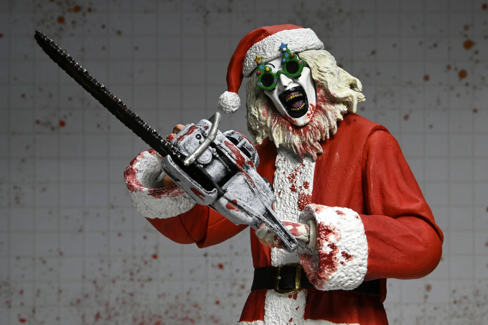 TERRIFIER 3 ART THE CLOWN SANTA SUIT BLOODY ULTIMATE ACTION FIGURE