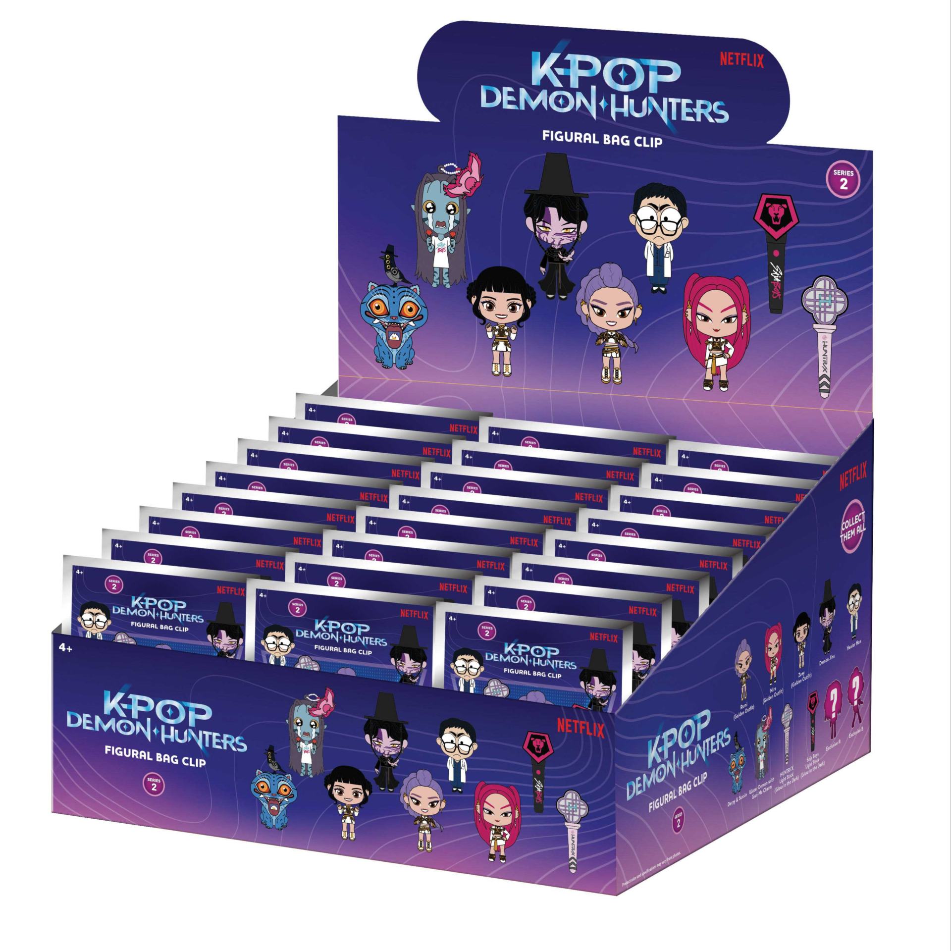 KPOP DEMON HUNTERS S.2 BAG CLIP BLIND BOX DISPLAY(24)