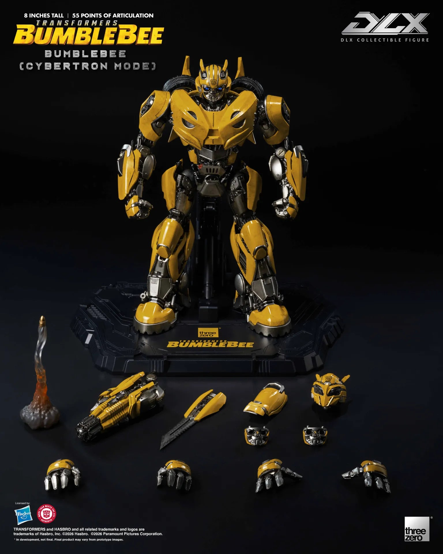TRANSFORMERS BUMBLEBEE DLX BUMBLEBEE CYBERTRON MODE ACTION FIGURE